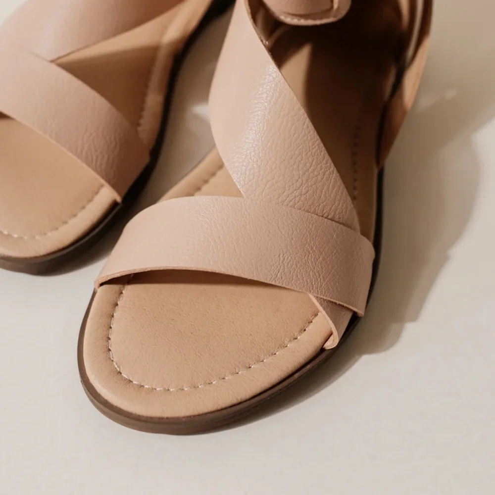 BOHME PEYTON ANKLE STRAP SANDAL IN BLUSH SIZE 6